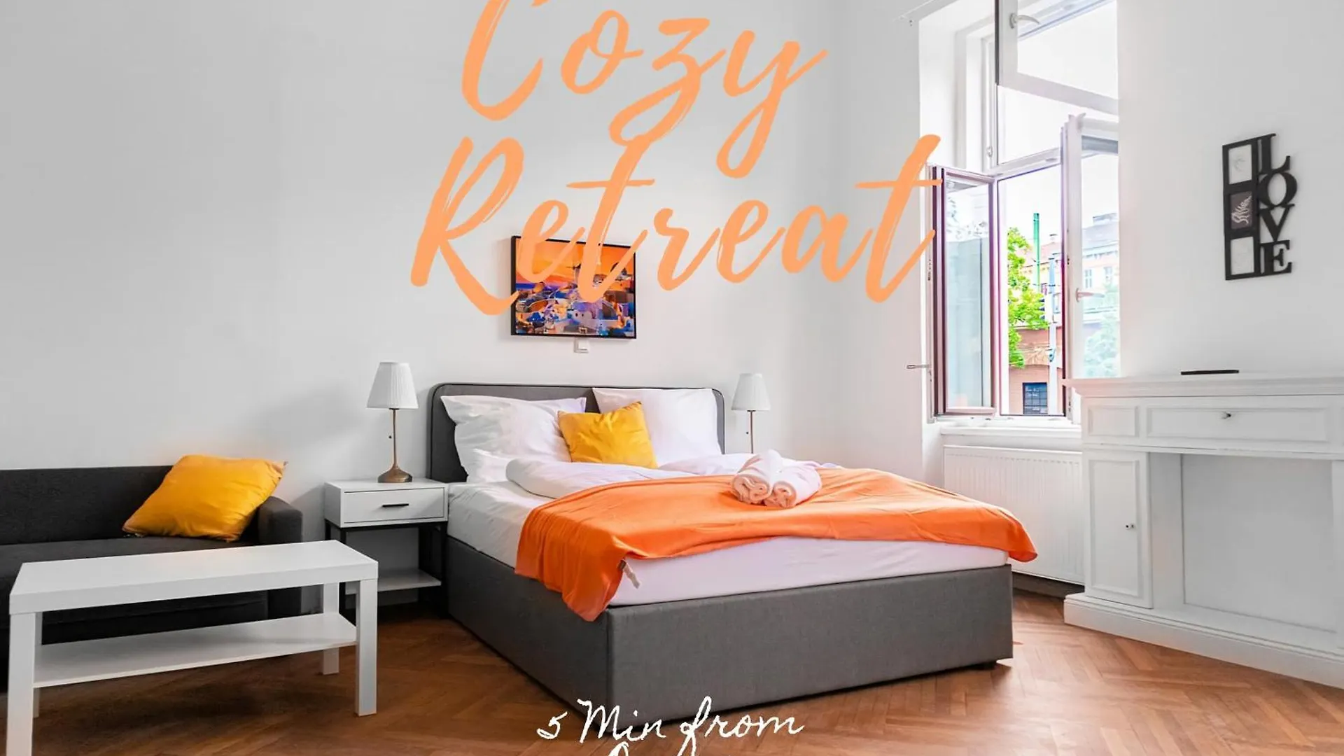 Cozy 2Br Apt With Tv & Netflix, Steps From Akh Vienna Apartment